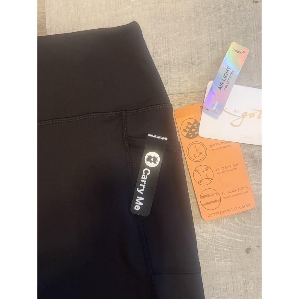 Gottex Studio Leggings Womens Medium Airlight Compression Pocket Yoga Pants - Picture 4 of 9